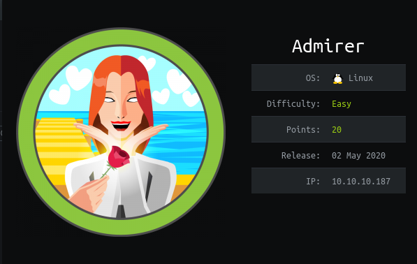 Figure 1 from Admirer Walkthrough