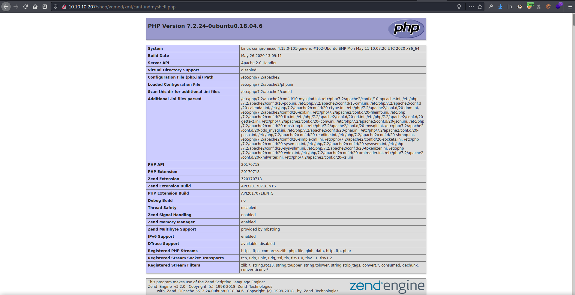 Figure 24 from Compromised Walkthrough