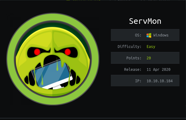 Figure 1 from Servmon Walkthrough