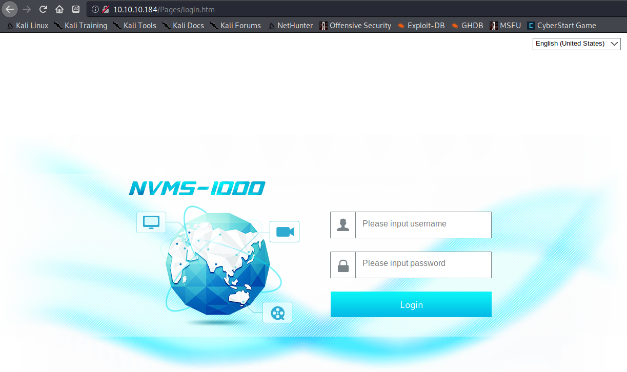 NVMS-1000 Web Portal