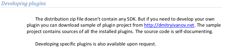Instructions on developing plugins for the kanban program