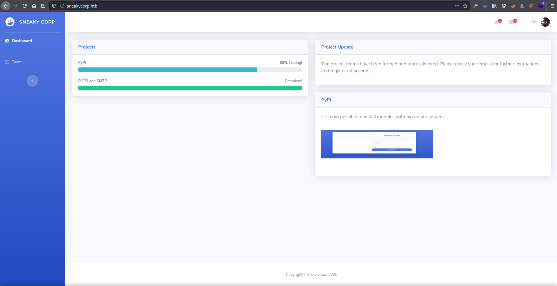 Figure 2 from Sneakymailer Walkthrough