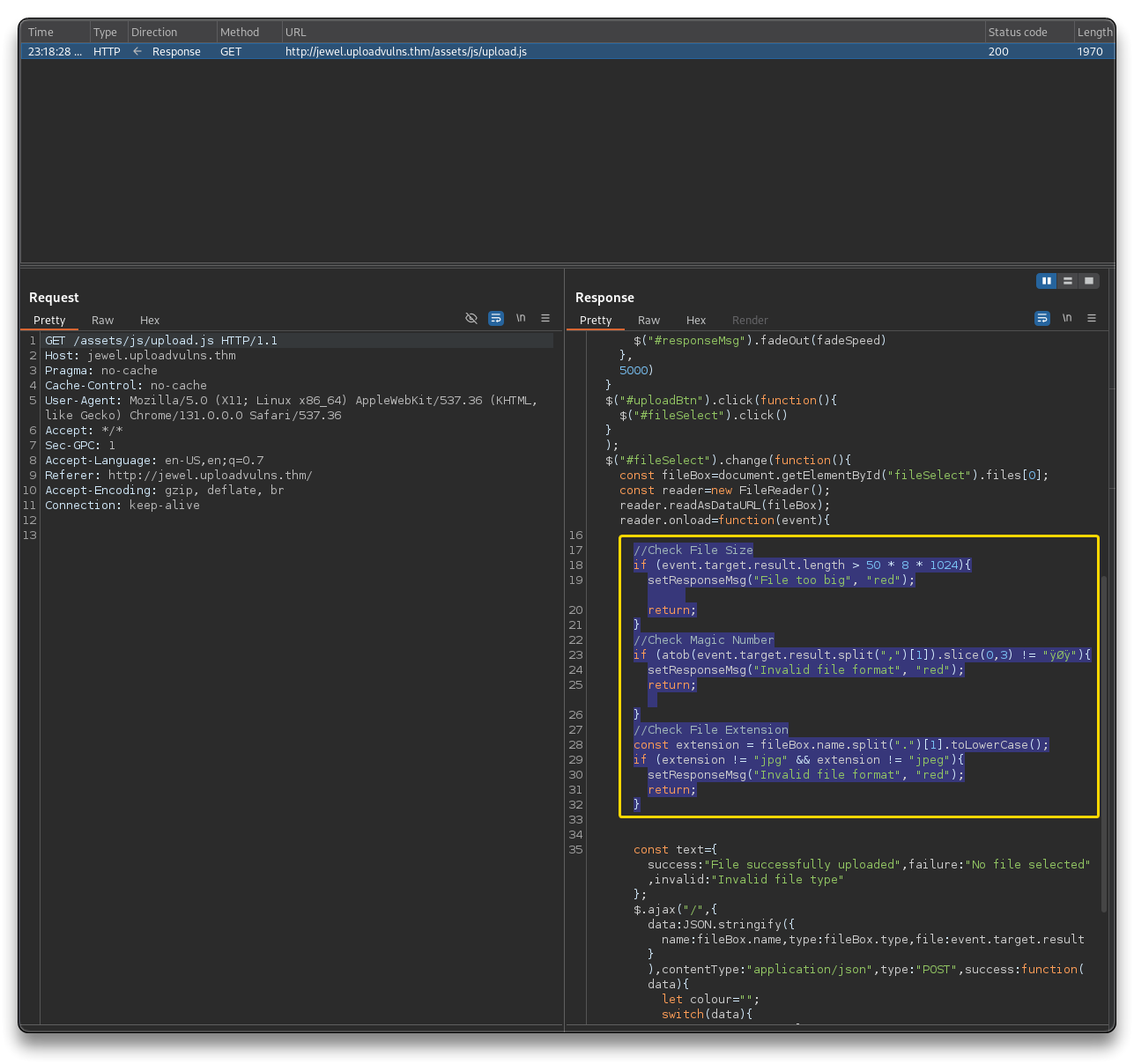 Figure 3 from Upload Vulns Walkthrough